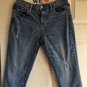 Ladies crop jeans
